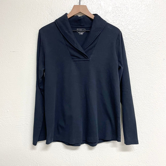 Shawl Neckline Sweatshirt