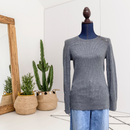 Button Shoulder Sweater-1
