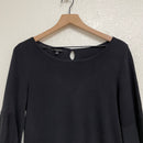 Knit Bell Sleeve Sweater-4