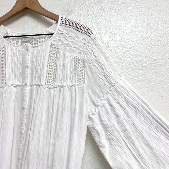 Crochet Trim Blouse