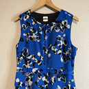 Abstract Polka Dot Button Dress-3