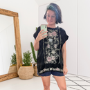 Satin Embroidered Tunic-3