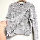 Cable Knit Moto Sweater Jacket-5