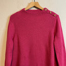 Mock Neck Button Sweater-4