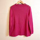Mock Neck Button Sweater-2