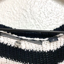 Striped Crochet Hem Sweater-4