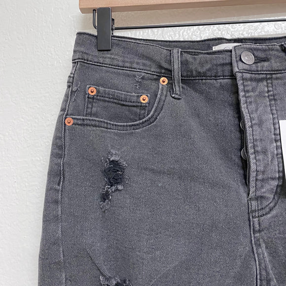 Distressed Jean Shorts