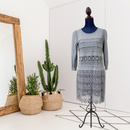 Lace Trim Sweater Dress-1