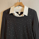 Diamond Layered Look Sweater-3