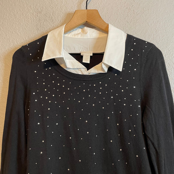 Diamond Layered Look Sweater