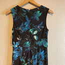 Floral Twist Front Maxi Dress-7