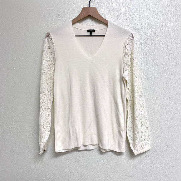 Lace V-Neck Sweater