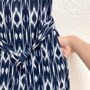 Ikat Strapless Dress-4