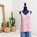 Leopard V-Neck Tank Top Blouse-1