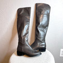 Over the Knee Leather Boots-2