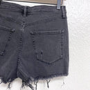 Distressed Jean Shorts-10