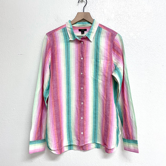 Striped Button Down Top