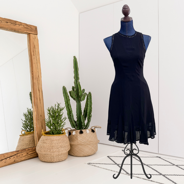 Beaded Trim Dress