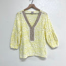Eyelet Beaded Blouse-2