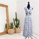 Watercolor Floral Maxi Dress-1
