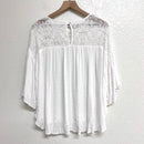 Sheer Neckline Blouse-8