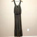 Lace Up Front Maxi Dress-2