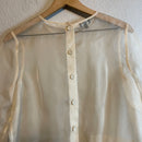 Sheer Button Back Blouse-10