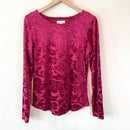 Velvet Floral Top-2