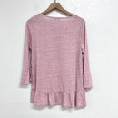 Linen Bell Sleeve Top-7