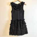 Raw Ruffle Tiered Dress-2
