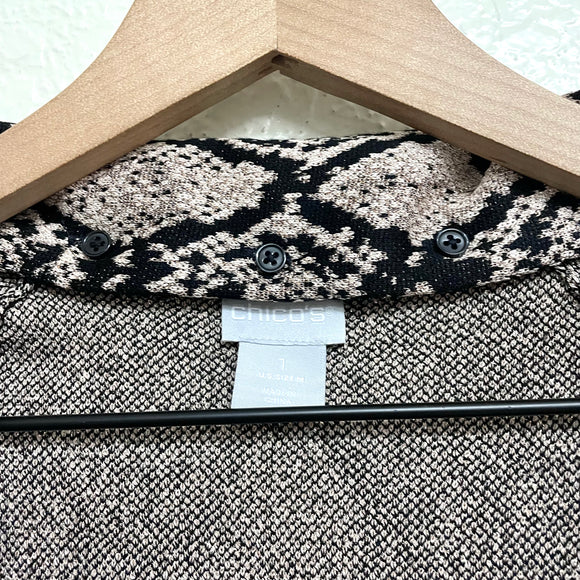 Python Neck Tie Sweater