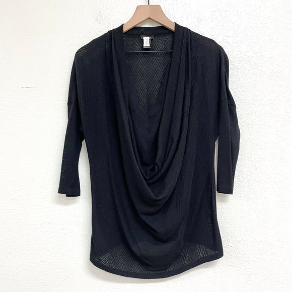 Draped Neck Sweater