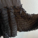 Raw Ruffle Tiered Dress-5