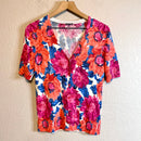 Floral Button Down Cardigan-2