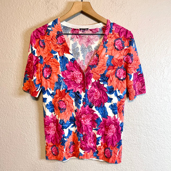 Floral Button Down Cardigan