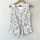 Floral Tie Front Blouse-2