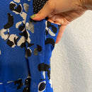 Abstract Polka Dot Button Dress-8