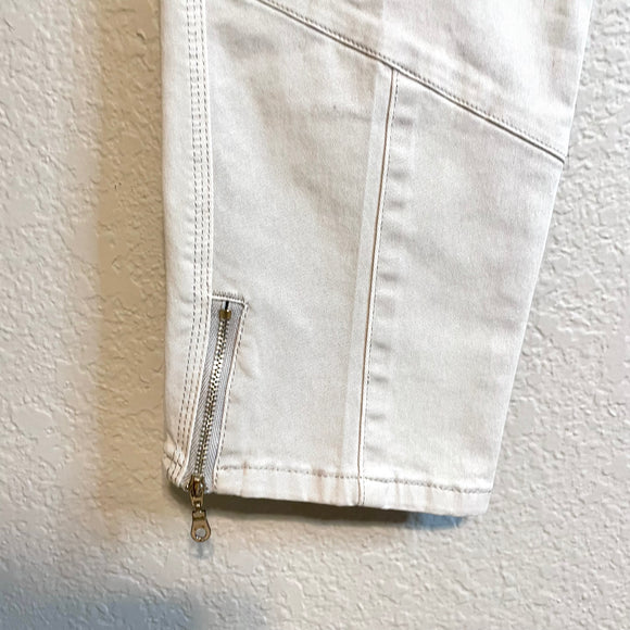 Beaded Slim Crop Pants