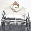 Cowl Neck Striped Sweater-4