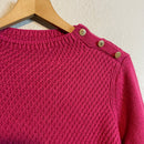 Mock Neck Button Sweater-3
