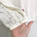 Lace V-Neck Sweater-10