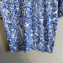 Paisley Short Sleeve Sweater Blouse-10