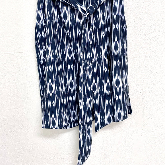 Ikat Strapless Dress