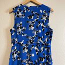 Abstract Polka Dot Button Dress-11