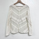 Sheer Crochet Lace Top-2
