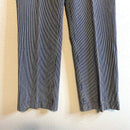 Striped Cotton Denim Trousers-7
