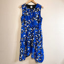 Abstract Polka Dot Button Dress-2
