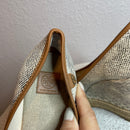 Snakeskin Open Toe Wedge-6
