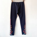 Embroidered Floral Leggings-6