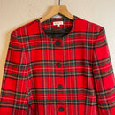 Plaid Holiday Blazer Jacket-3